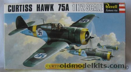 Revell 1/72 Curtiss Hawk 75A  (P-36) - Finnish Air Force - Great Britain Issue, H658 plastic model kit